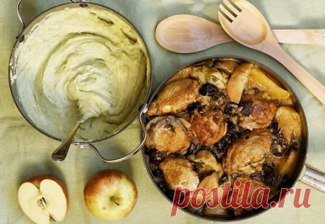 Куриное филе с яблоками и черносливом [ Рецепт ] - Рецепты | Доброхаб