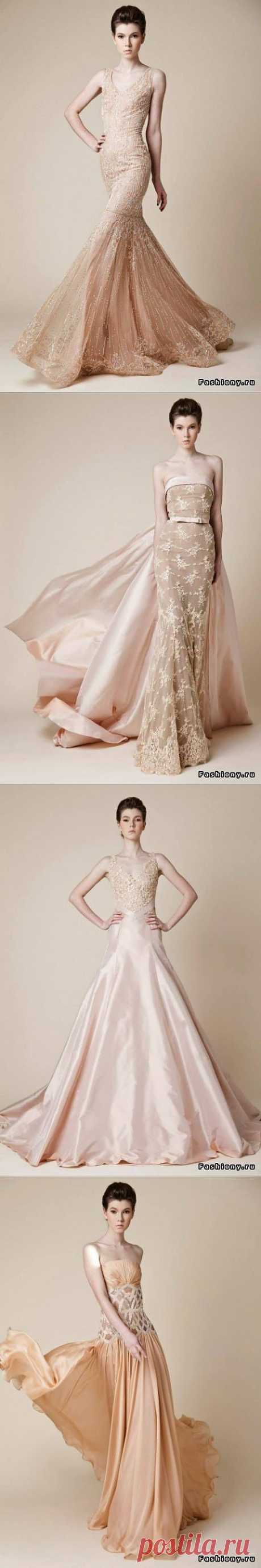 (+1) тема - Необычные вечерние платья от Rani Zakhem Haute Couture весна-лето 2014 | Мода