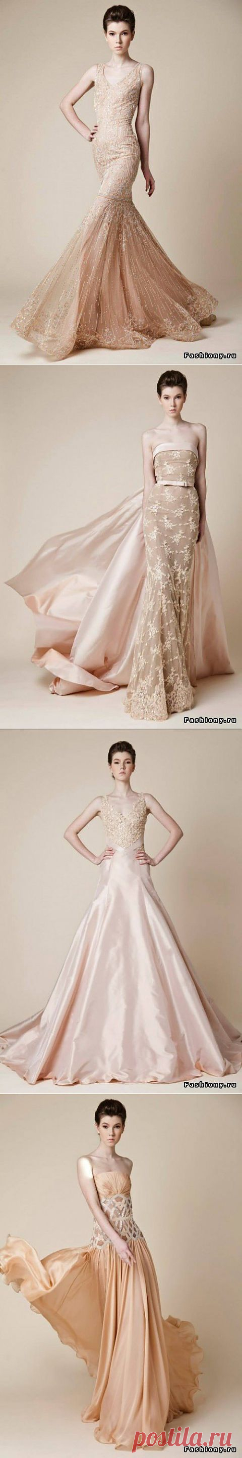 (+1) тема - Необычные вечерние платья от Rani Zakhem Haute Couture весна-лето 2014 | Мода