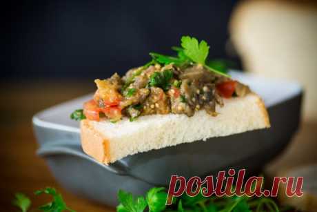 Салат из баклажанов и перца