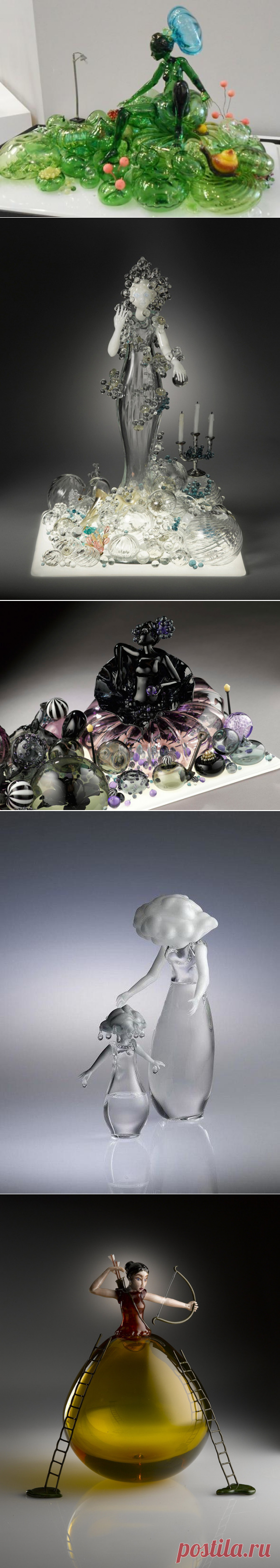 Стеклянные скульптуры