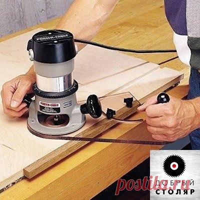 Приспособление к ручному фрезеру из оргстекла. #фрезер