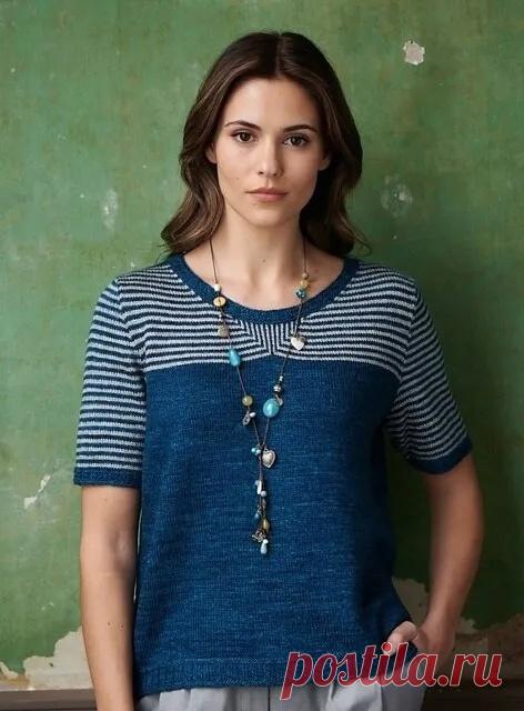 Футболка. Спицы.