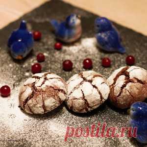 Рождественское шоколадное печенье - кулинарный рецепт