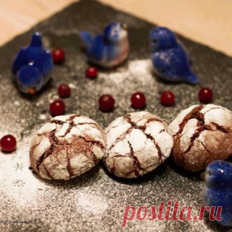 Рождественское шоколадное печенье - кулинарный рецепт