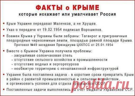 Факты о Крыме
