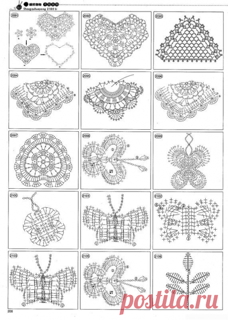узоры,мотивы крючком | Записи в рубрике узоры,мотивы крючком | Дневник tatka_23051
