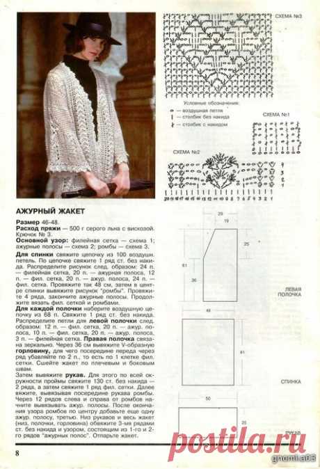 Ажурный жакет