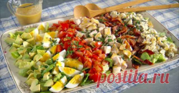7 рецептов вкусных салатов: сытный и легкий ужин — Домашняя кулинария
