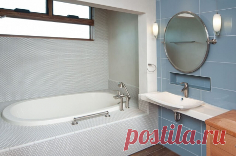 Дизайн маленькой ванной комнаты 2020 - идеи для интерьера, фото Дизайн маленькой ванной комнаты в 2020 - 31 фото - оригинальные и модные идеи оформления интерьера ванной маленьких размеров