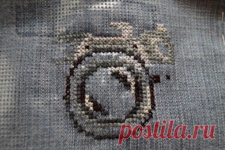 Вышиваю крестиком в новой технике, рассказываю почему и какая при этом получается изнанка | Клей | Яндекс Дзен