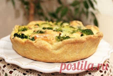Киш с красной рыбой и брокколи пошаговый рецепт приготовления с фото | Люблю Покушать -