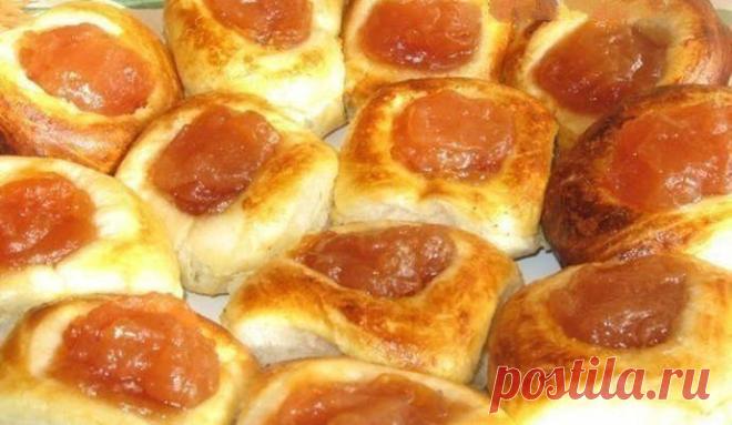 Рецепт ватрушек с повидлом в духовке