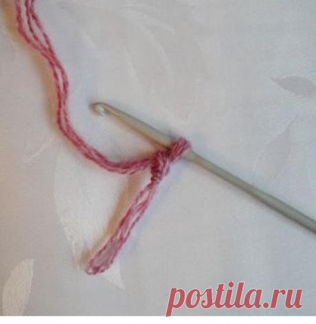 Вязание круга для донышка шляпы.