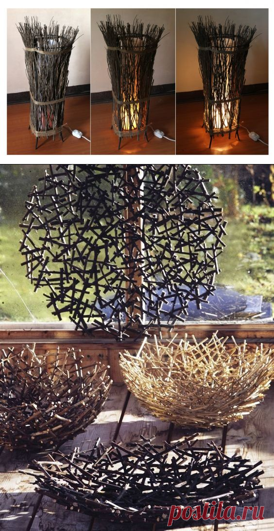 Интересные идеи декора из веток — Сделай сам, идеи для творчества - DIY Ideas