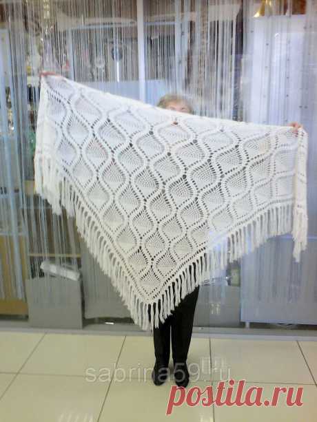 Купить Шаль «ананасовое наслаждение» оптом и в розницу в Чусовом