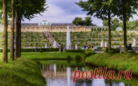 Германия, Потсдам:Парк Сан-Суси!