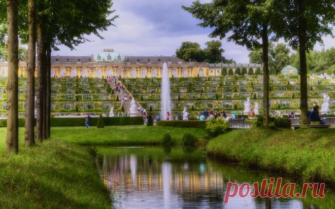 Германия, Потсдам:Парк Сан-Суси!