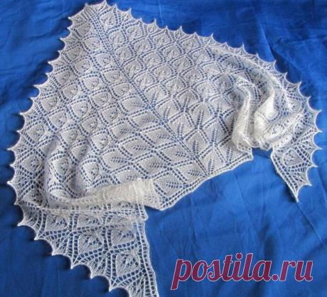 Шаль "Симфония".Описание https://barrellab.com/shal-simfoniya.html
