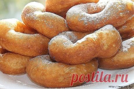 Пышки творожные на дрожжах.