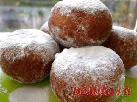 Лучшие кулинарные рецепты: Пончики на сгущенке