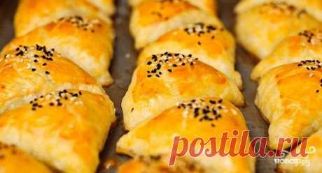 Самсы из слоеного теста с мясом - пошаговый рецепт с фото на Повар.ру
