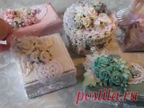 Shabby Chic Altered Box Project Share #1