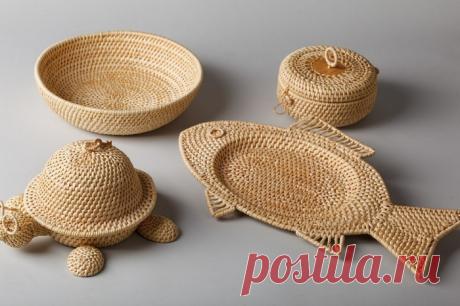 Старинное плетение из соснового корня — Рукоделие