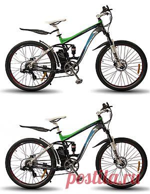 Велогибрид Smart Electric 2 Fork  модель для уверенных в себе любителей скорости и сложных дистанций. Велогибрид отлично подходит для езды по бездорожью, благодаря амортизационным вилкам на переднем и заднем колесе. Электродвигатель позволяет на одной зарядке батареи преодолевать расстояния до 45 километров, развивая при этом скорость до 25 км/час.