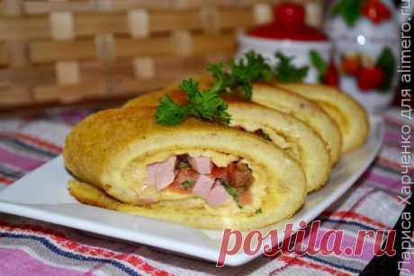 ЯИЧНЫЕ РОЛЛЫ С НАЧИНКОЙ НА ЗАВТРАК