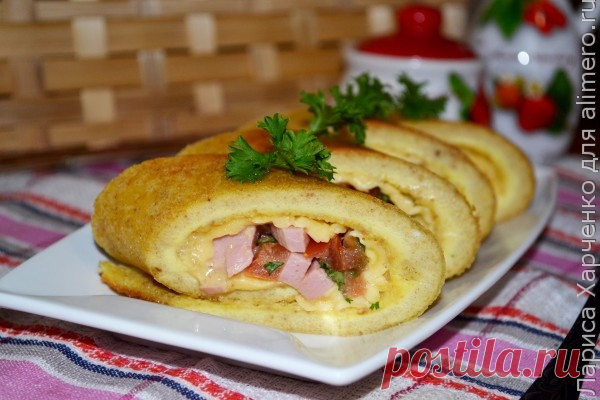 ЯИЧНЫЕ РОЛЛЫ С НАЧИНКОЙ НА ЗАВТРАК