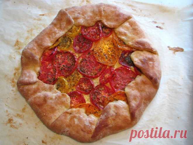 Французская сметанная галета с томатами и сыром. - Атажжоный кулинар — ЖЖ