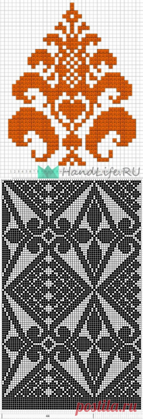 Филейное вязание / Вязание