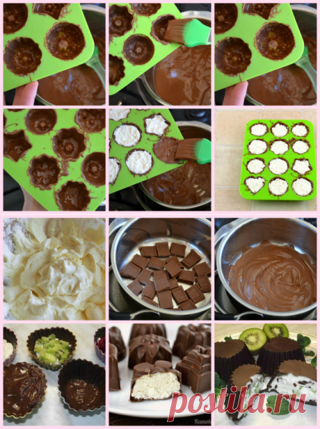 Творожный десерт в шоколаде - Перчинка хозяюшка