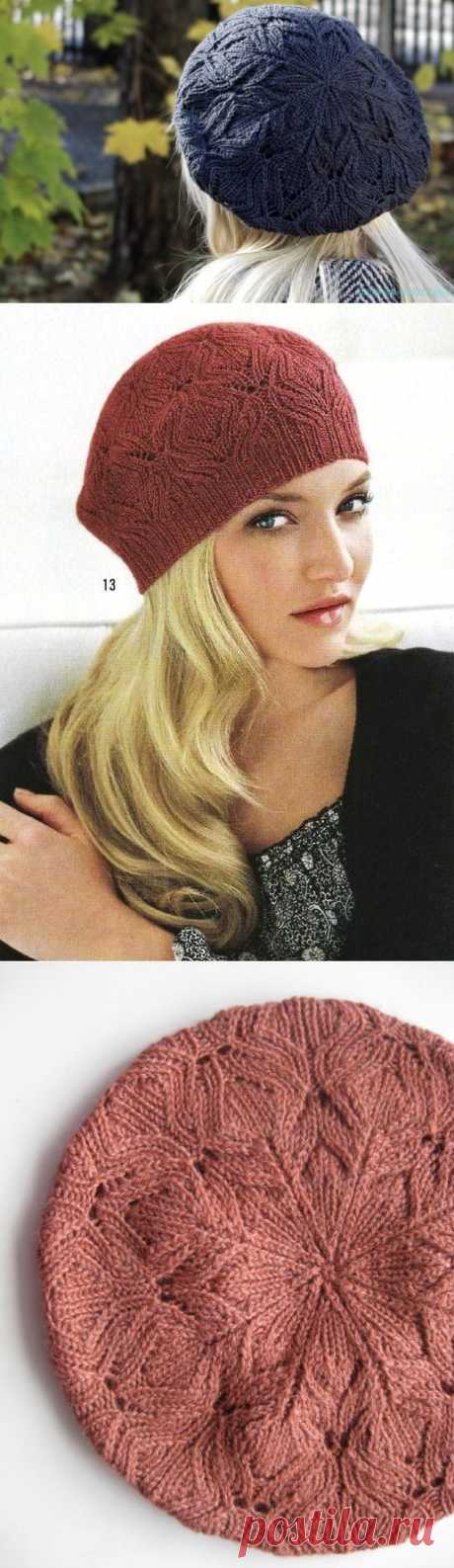 Кружевной берет от Kate Gagnon Osborn - Vogue Knitting, Fall 2009