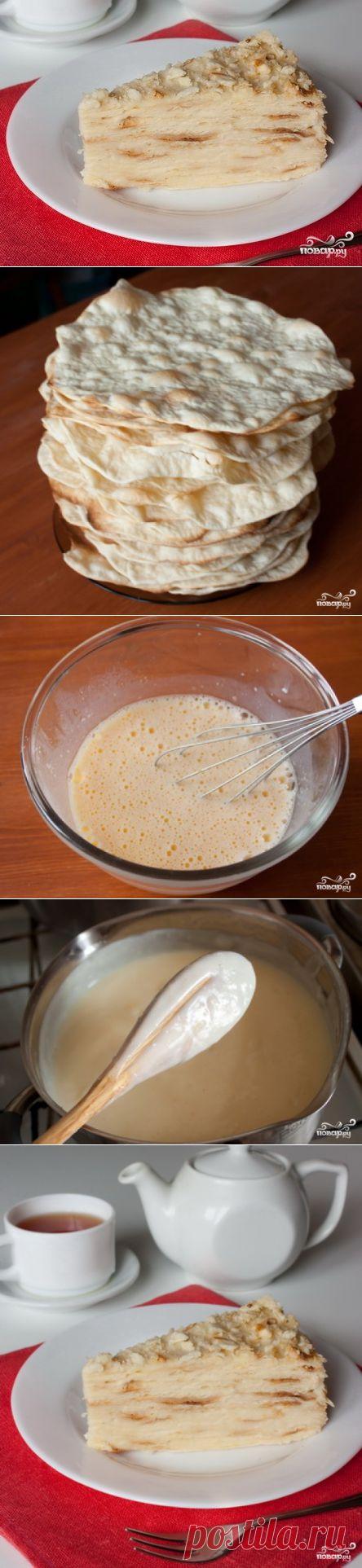 Торт "Наполеон" за 5 минут - пошаговый кулинарный рецепт на Повар.ру