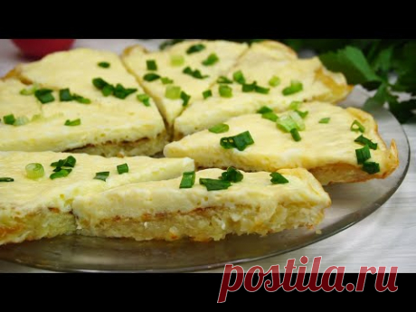 Завтрак за 10 минут! Очень вкусно! Ленивые лепешки  из картофеля