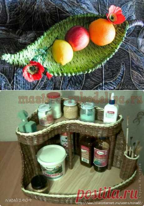 Плетение из газет | Записи в рубрике Плетение из газет | Дневник Nina62