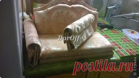 Диванчик для Цапы - МК, ч. вторая - Подлокотники | Страна Мастеров