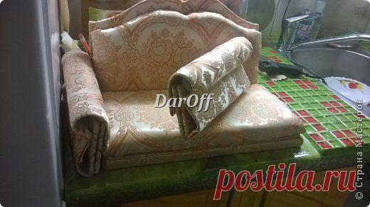 Диванчик для Цапы - МК, ч. вторая - Подлокотники | Страна Мастеров