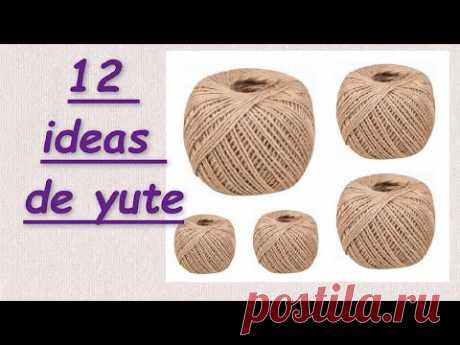 12 DIY IDEAS from jute with your own hands. Crafts made of jute with your own hands.
