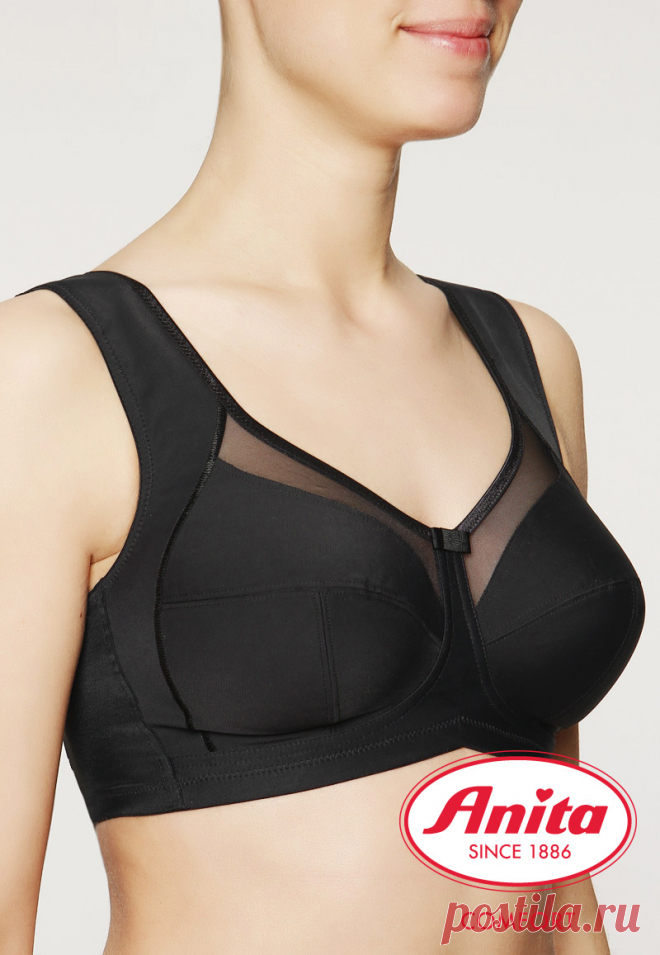 Купить бюстгальтер-поддержка Anita чёрный 10-062132 за 7194 руб. в Москве