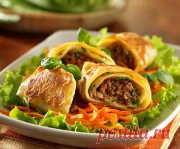 Готовим рулетики с мясом