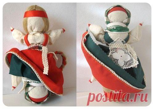 Мастер-класс. "Кукла перевертыш: Девка-баба". -