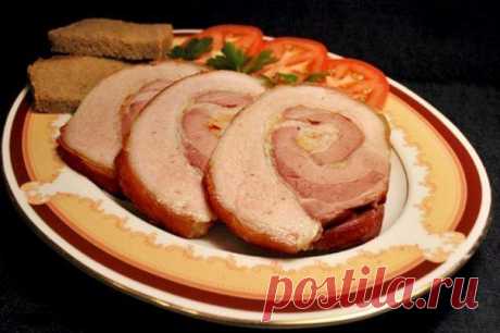 Как приготовить пряный рулет из свинины - рецепт, ингридиенты и фотографии