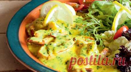 Креветки в сливочном соусе, пошаговый рецепт с фото