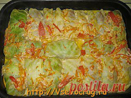Голубцы с куриным фаршем