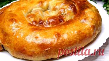 Пирог из пельменного теста!Простой,Сытный и невероятно вкусный!