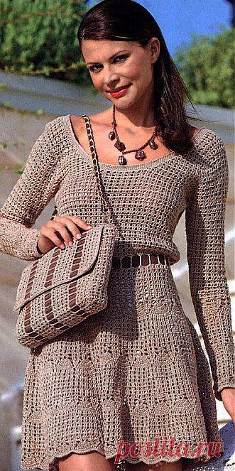 ПЛАТЬЕ *МОЛОЧНЫЙ ШОКОЛАД*.