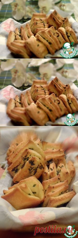 Чесночные гармошки - кулинарный рецепт